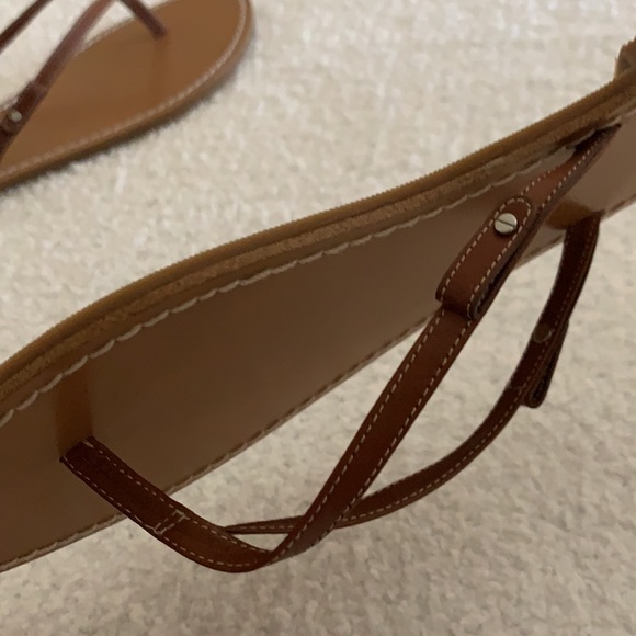 NWOT LANDS’ END LEATHER FLIP FLOP - Picture 5 of 7